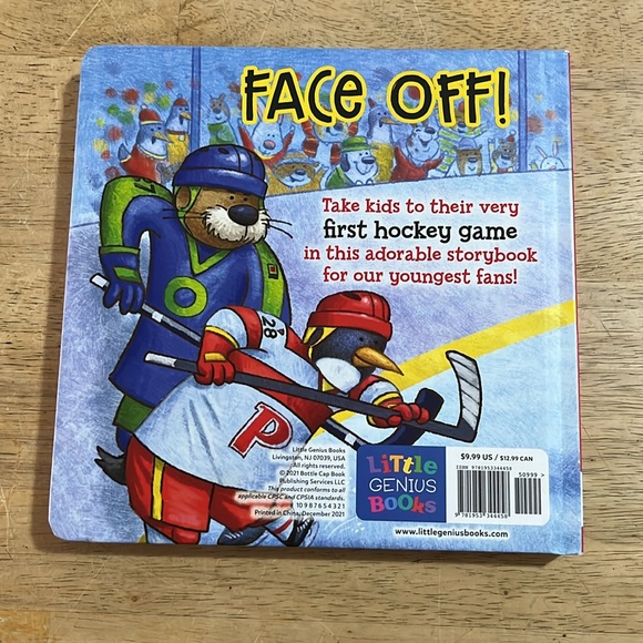 Score! My First Hockey Game by Tanner Ryan Little Genius Books Board Book - Picture 2 of 3